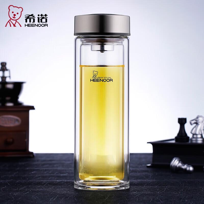 Xinuo Double-Wall Glass Tea Infuser Bottle