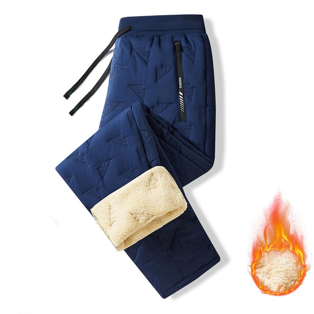 Men's Fleece Casual Drawstring Straight Sweatpants