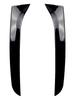 Gloss Black Pair Rear Window Side Wing Spoiler For VW Passat B7 Wagon 11-15