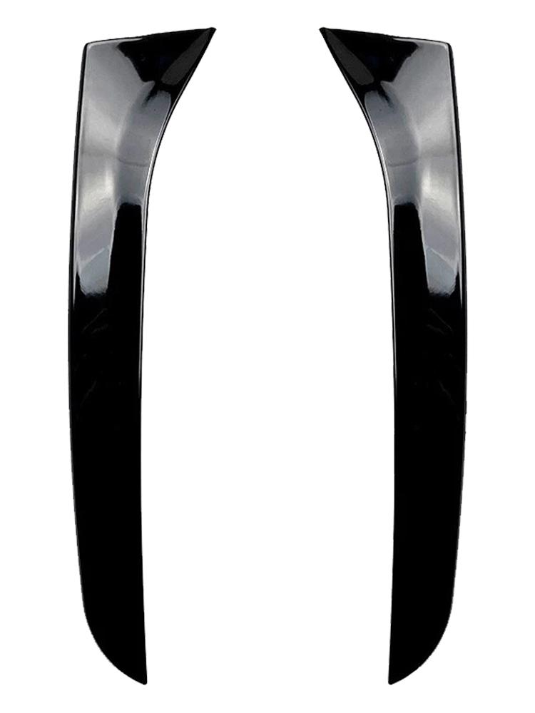 Gloss Black Pair Rear Window Side Wing Spoiler For VW Passat B7 Wagon 11-15