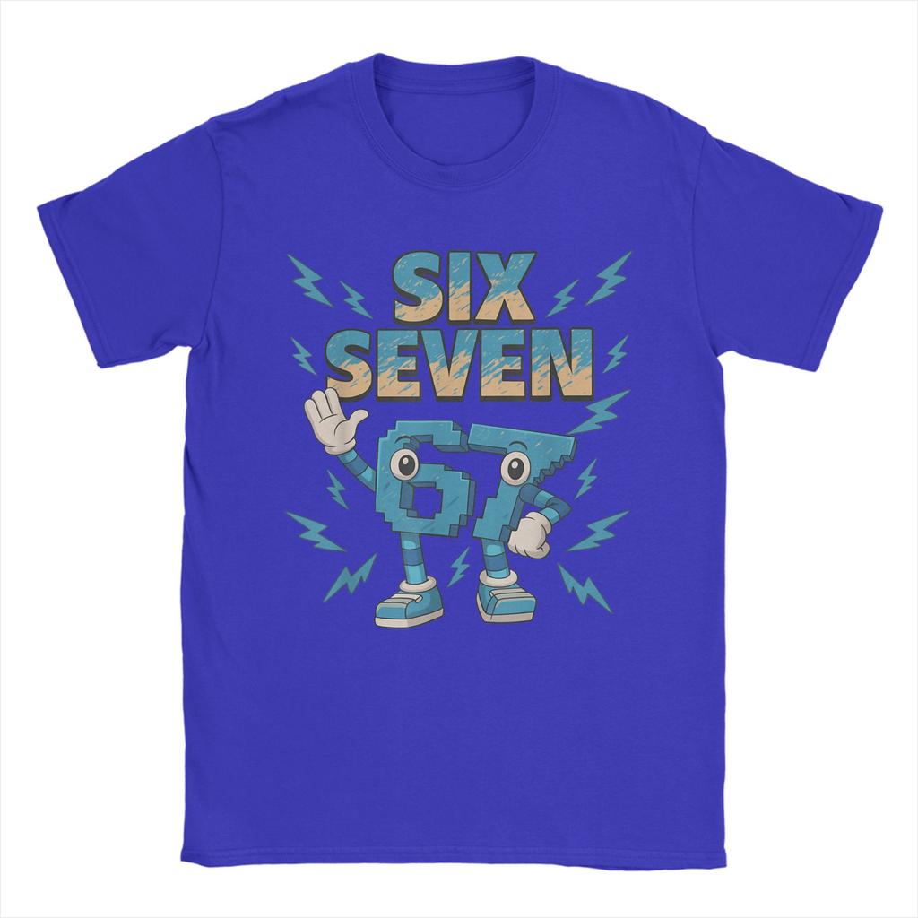 Men Women's T-Shirt Meme 67 Six Seven Italian Brainrot Funny T-Shirts Harajuku Summer Tees Tops Plus Size 6XL