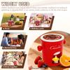 280ml Fondue Pots Fondue Mug Personal Mini Chocolate Cheese Ice Cream Fondue Maker Kit Individual Butter Melter Cup Small Warmer