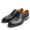 Fashion New Trendy Black Formal Leather Shoes Luxury Handcrafted Oxfords Busienss Office Wedding Party Mens Dress Shoe Customized Design