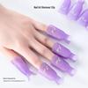 Nail Polish Remover Set: 10 Clips, Remover Water, Cotton Towel, Phototherapy Clips