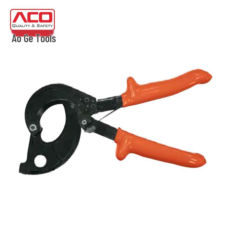 ACO/AOGE Electrician s 1000V Insulated Ratchet Cable Cutter 380mm