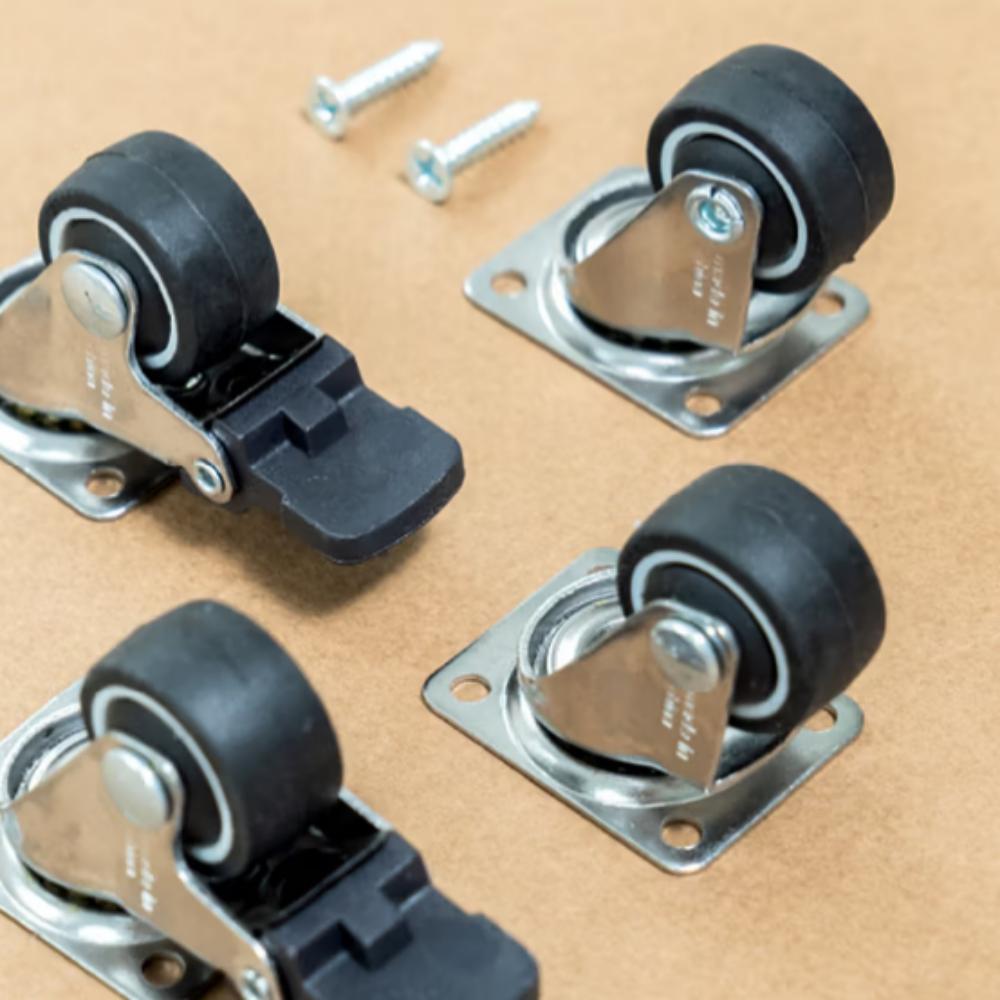 TPR Caster wheels (Rotate type, 2 pcs)