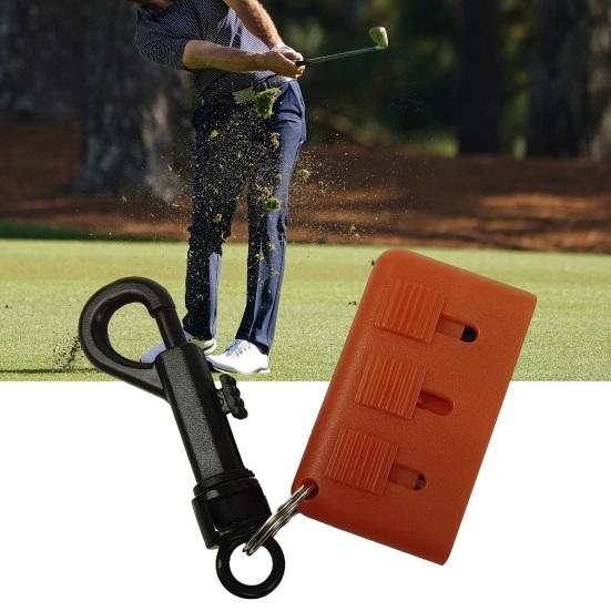 Golf Ball Brush Reusable Wear-resistant Flexible Bristles Compact Size with Retractable Sharp Pick Portable Golf Ball Club Groove