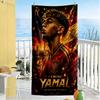 Lamine Yamal Spain's Soccer Star Beach Towel Super Soft & Absorbent Comfortable Lightweight Suitable for Sports, Travel, Swimming, Yoga, Bathroom, Bea
