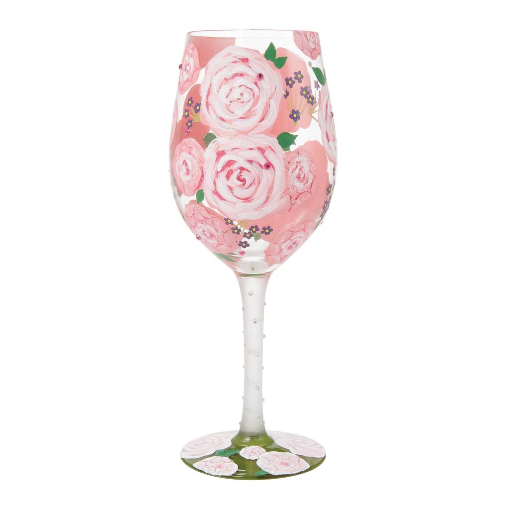 Lolita Wine Glass "PRETTY AS A PEONY" 6015413