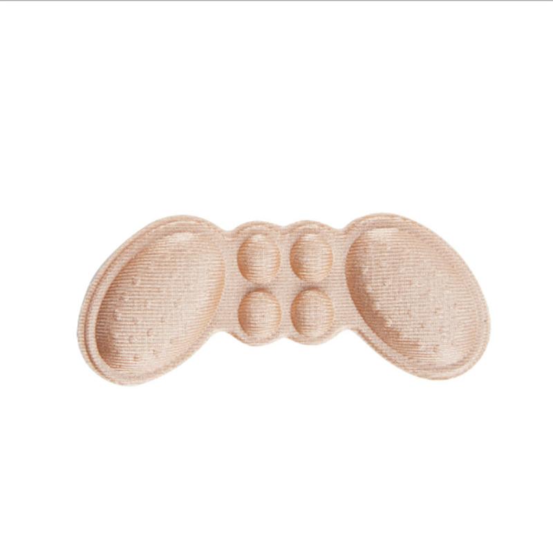 1Pair Sticky Fabric Shoe Back Heel Inserts Insoles Pads Cushion Liner Grip Pad 4D Soft Memory Foam Foot Care Tool