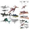 Lifelike Pvc Marine Animal Figurine White Whale Shark Sea Dragon Sailfish Tuna Decor