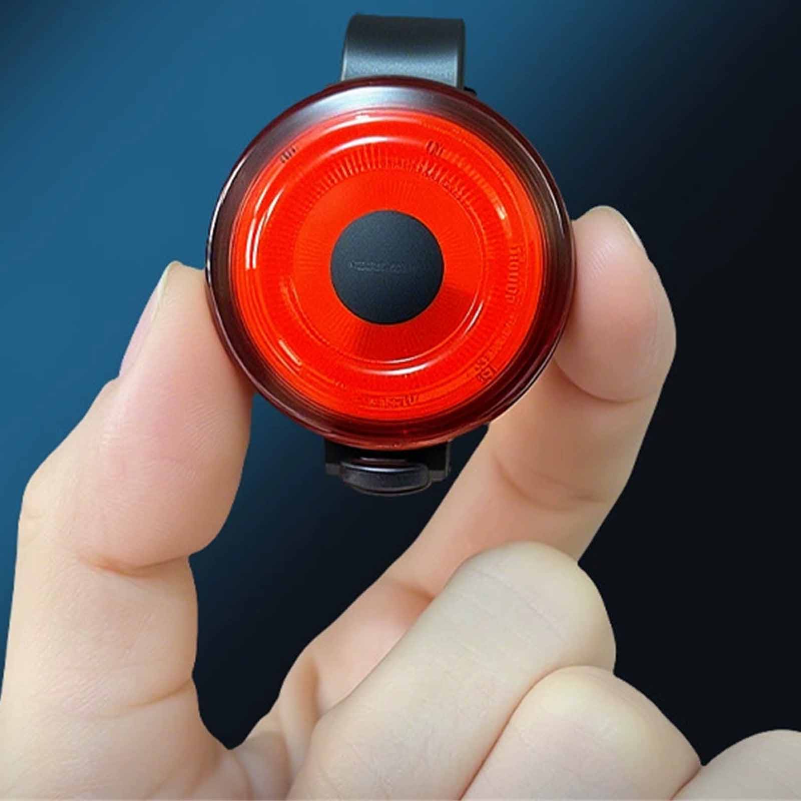 

Bike Front Rear Light Bike Bright Headlight USB Charging Warning Taillights Set for Night Riding Safety красный