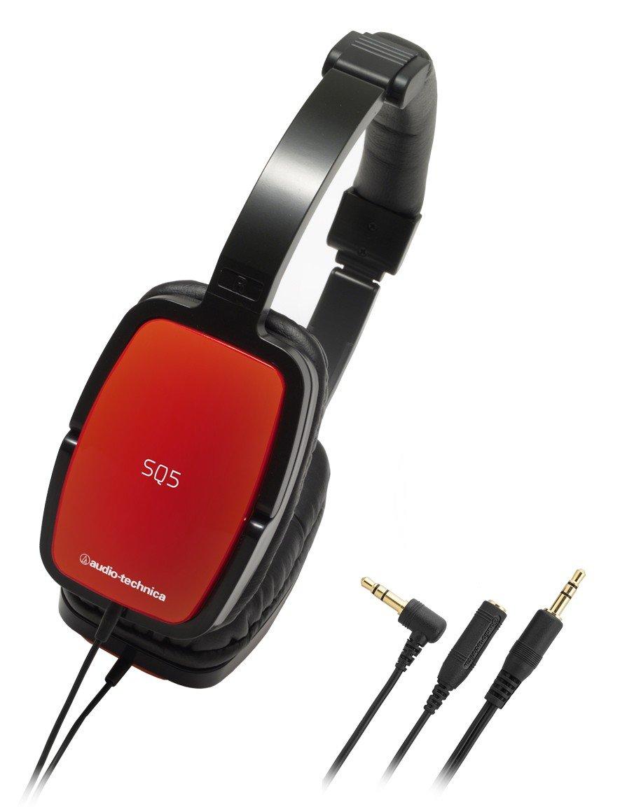 

Audio Technica Portable Headphones ATH-SQ5 RD