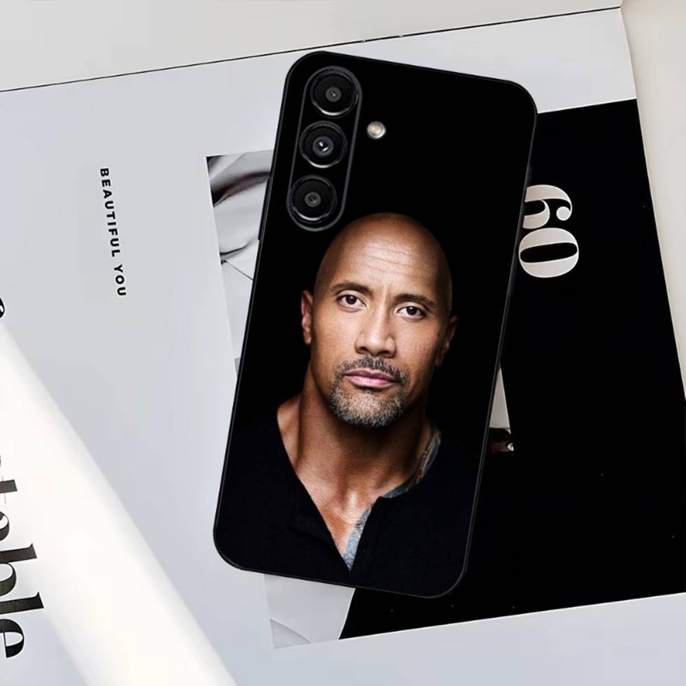 The Rock Dwayne Johnsons Phone Case For Samsung S25,S24,S23,S22,S21,S20,S10,Ultra,Plus,Lite,FE,Soft Silicone Black Cover