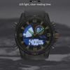 Mens Multifunctional Double-Display Watches Date Stainless Steel Watchband LED Luminous Mode Waterproof Wrist Watch