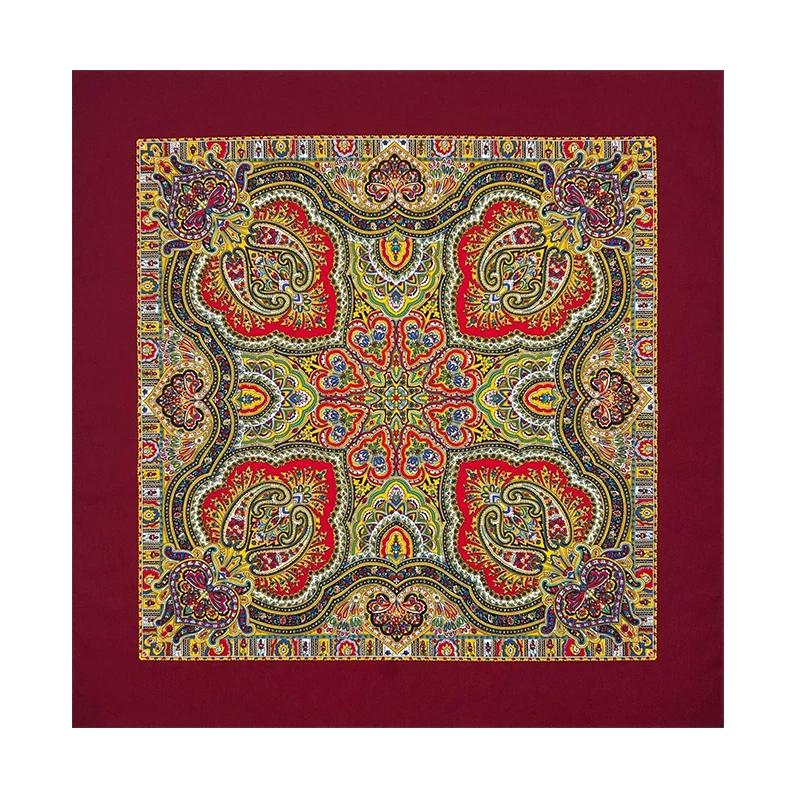 Bandana American Vintage Square Scarf Extra Large Cotton Headscarf Riding Scarf Motorcycle Face Towel Hip Hop Hair Band