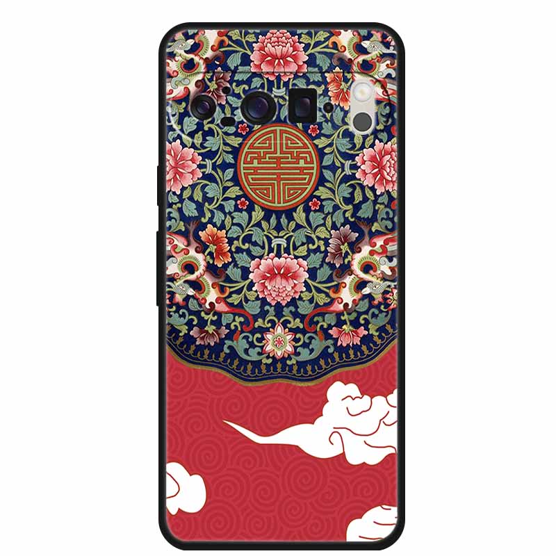 3D Emboss Cover For Google Pixel 9 Pro XL / Pixel 9 Pro / Pixel 9 Case Flower Relief Soft Silicone Cover For for Google Pixel 9