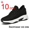 Increasing men sneakers casual heightening shoes 8cm height increase shoes for summer breathable 6cm elevator shoes