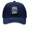 Gorra de esponja de impresión OPA tendencia de moda casual ligera transpirable cómoda tamaño ajustable unisex gorra de béisbol sándwich