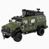 1/24 Lega Spada Tigre dai Denti a Sciabola Modello di Auto Antideflagrante Diecast Veicoli Blindati Off-road della Polizia Modello di Auto Suono Luce Giocattolo Regalo
