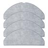 Mop Cloths Compatible with For MiWhole M9 Lite Robot Vacuum Cleaner Microfiber Material Available In Packs of 4 or 10