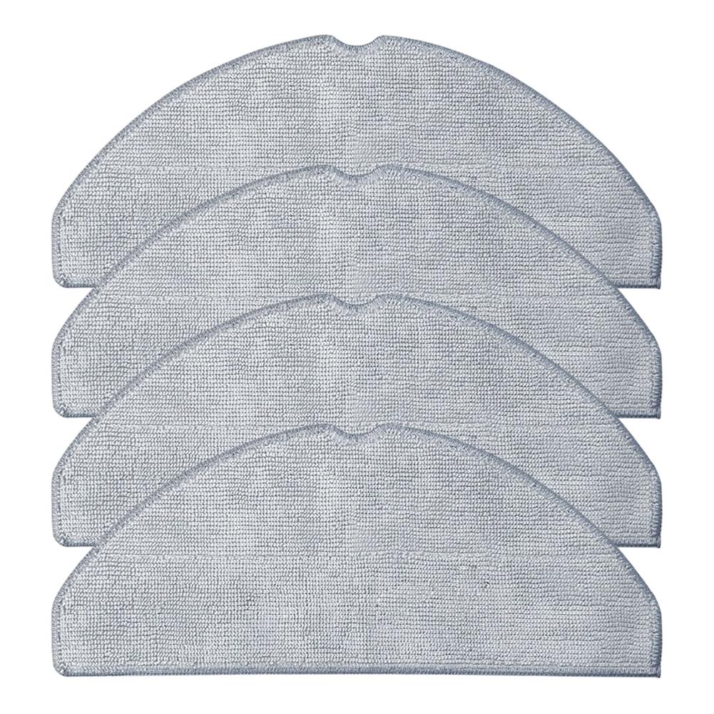 Mop Cloths Compatible with For MiWhole M9 Lite Robot Vacuum Cleaner Microfiber Material Available in Packs of 4 or 10