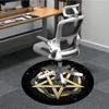 1pc Snake Pentagram Office Round Area Rug, Indoor Mat Suitable For Office, Under Office Chairs Bedroom Living Room Home Decor, Room Deco
