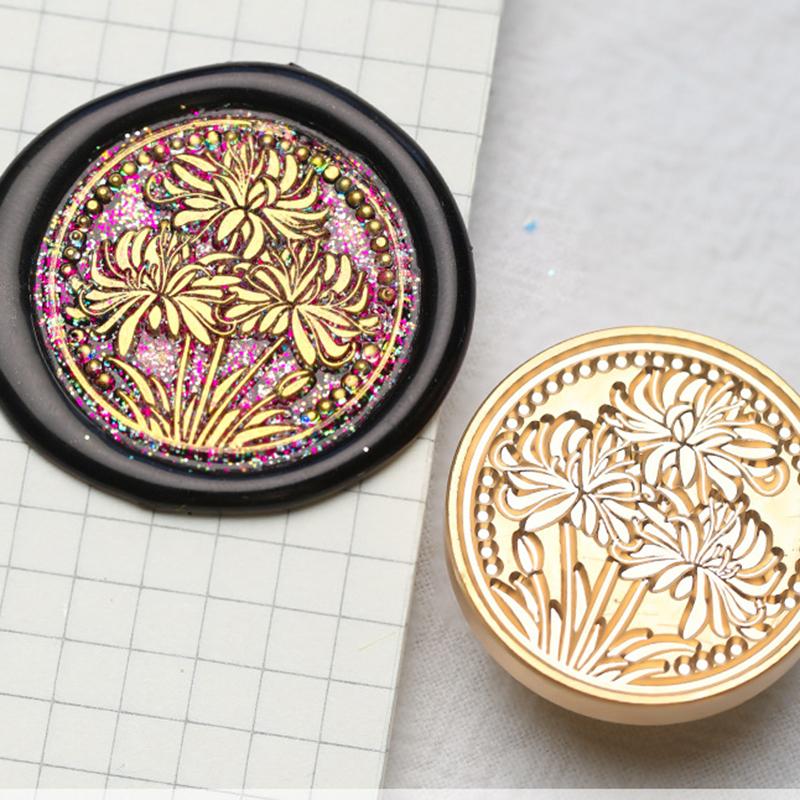 

Seal Wax Stamp Head Brass Horoscope Roulette For DIY Sealling Wax Stamp Scrapbooking Envelope Invitation Gifts Crafts Decoration