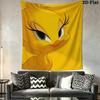 Tweety Bird Wall Tapestry Aesthetic Wall Hanging Printed Fabric Blanket Decorative Tapestries for Bedroom Living Room Home Decor