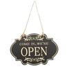 Wooden Craft Double Business Sign Double-sided Wooden House Sign Door Hanging Pendant  Shop
