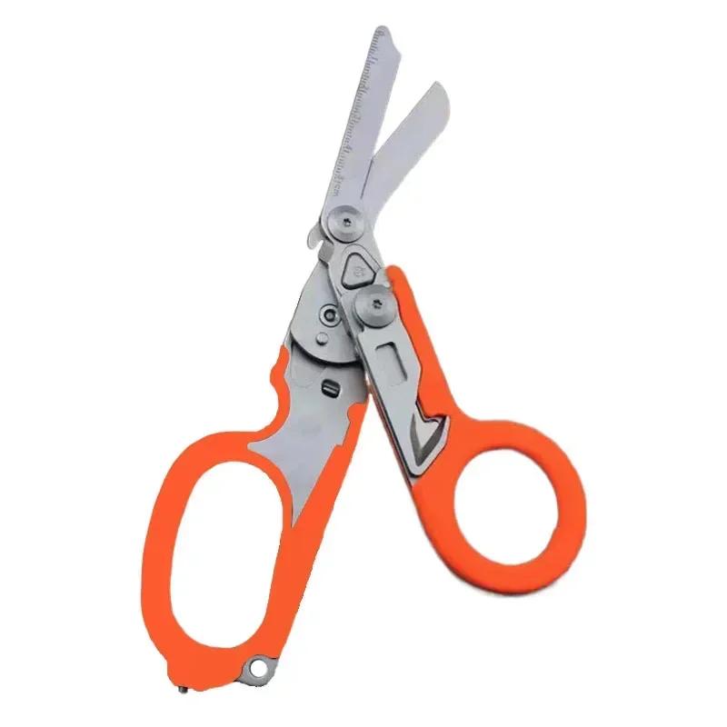 Tactical Multifunction Scissor For Leatherman Raptors First Aid Expert Folding Scissors Outdoor Survival Tool Combination Gadget