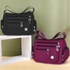 Crossbody kabelka pro ženy Vodotěsná kabelka Casual Nylon kabelka přes rameno Lehká taška přes rameno