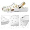 Art Printed EVA Travel Clogs Unisex Lightweight Soft Sole Travel Use Slip On Beach Garden Daily Walking Beach Sandals Comfort Fit
