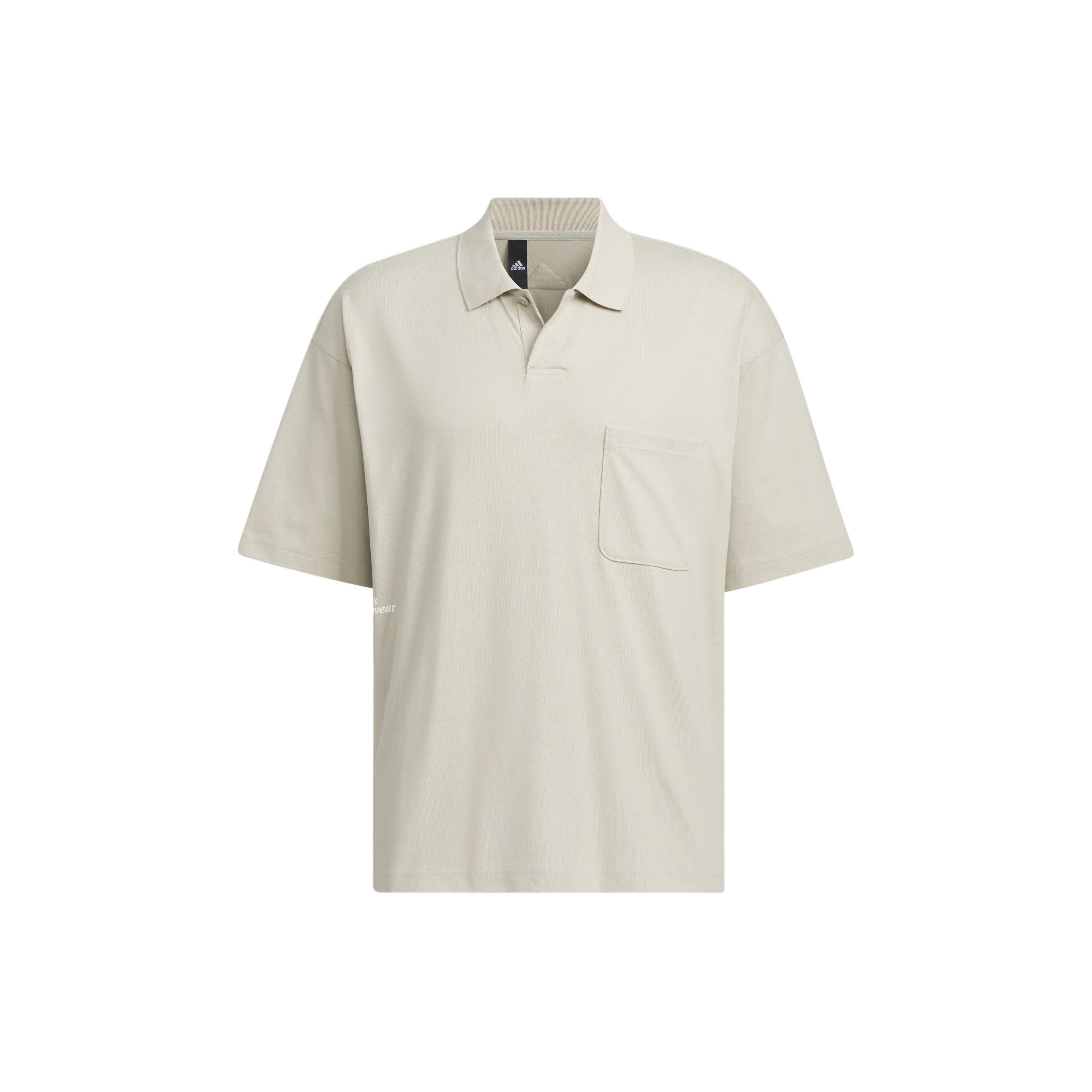 

Новая мужская рубашка поло Adidas RELAXED POLO SHIRT светло-серая IT3933 L