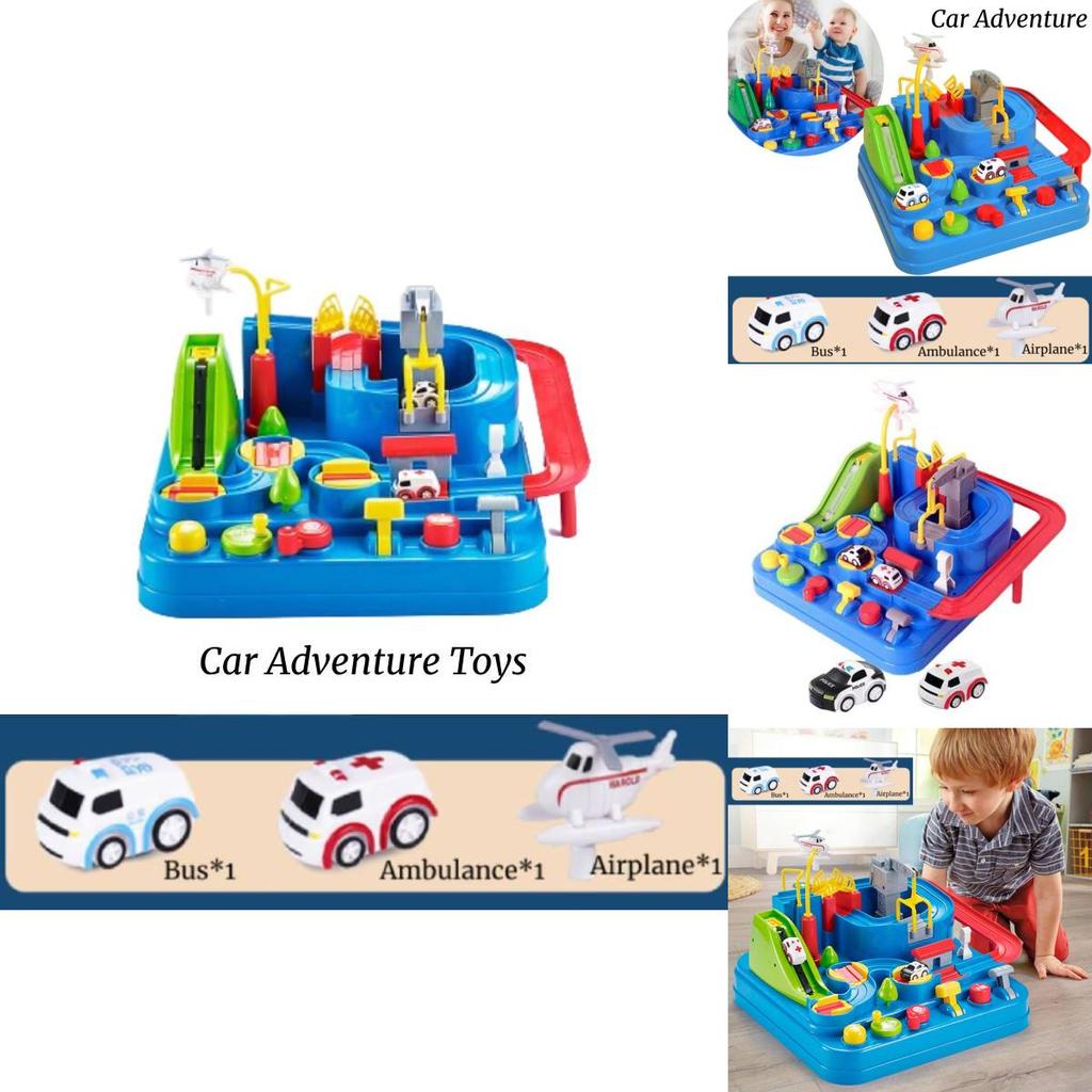 Exciting Inertia Sliding Adventure Track Car Toy For Children Popular Educational Early Learning Toy