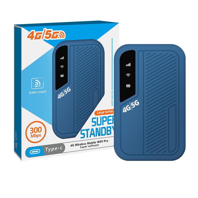 4G LTE Portable Car WiFi Router: Mobile Router with SIM Card Slot