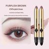 FOMIX Dual-Color Iridescent Eyeshadow Stick: Smudge-Proof, Pearlescent, Brightening, Pigmented Highlighter for Under-Eye and Shadow.