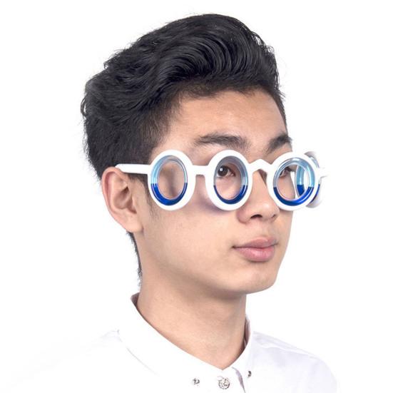 Brille gegen Reisekrankheit, ohne Linse, Flüssigkeit, rutschfest, tragbar, gegen Autokrankheit, für Kinder und Erwachsene, Gaming, Seekrankheit, Flugkrankheit, Übelkeit, Linderung der Brille