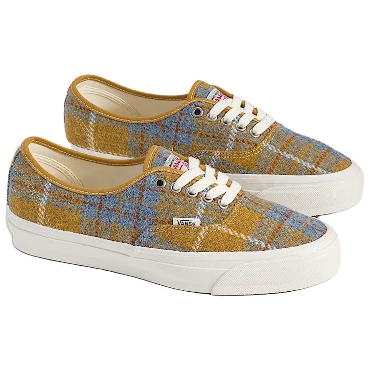 Vans Premium Authentic 'Harris Tweed Pack Tan Brown' Sneakers VN000EBNJM9