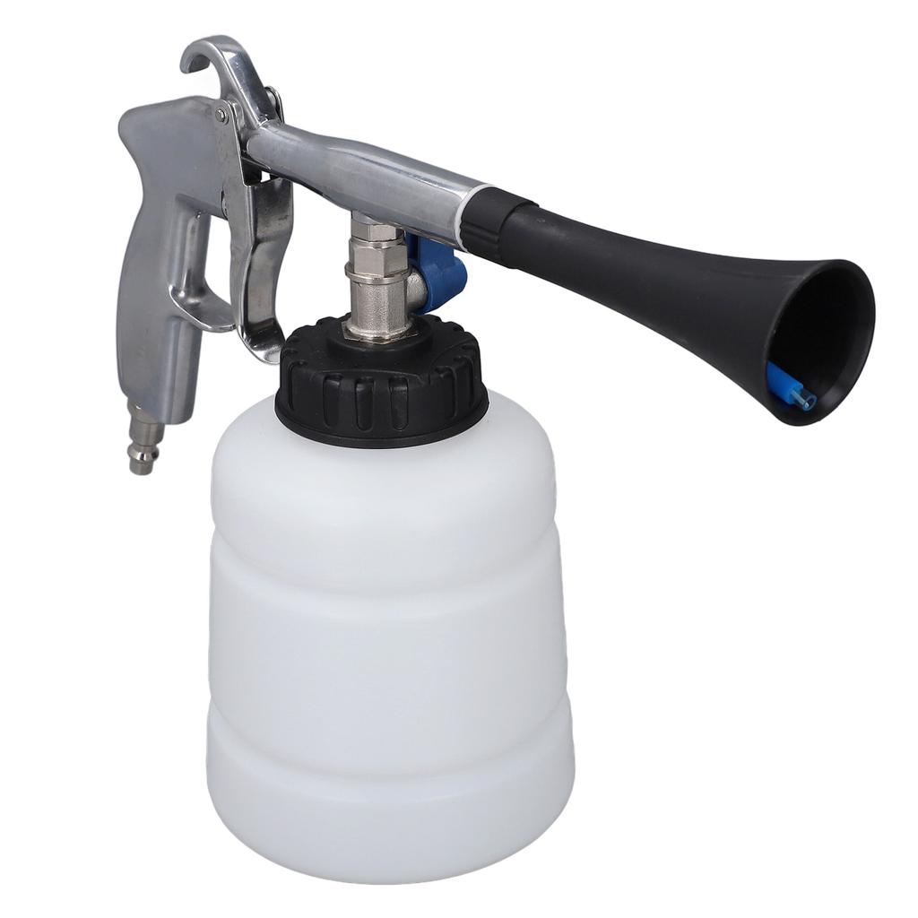 Car Interior Cleaning Gun High Pressure Spraying Blowing Auto Detailing Wash Gun with Brush Nozzle