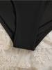 Solid Pendant Design Sexy Two Piece Bikini With Drawstring Skort Comfortable For Beach Vacation