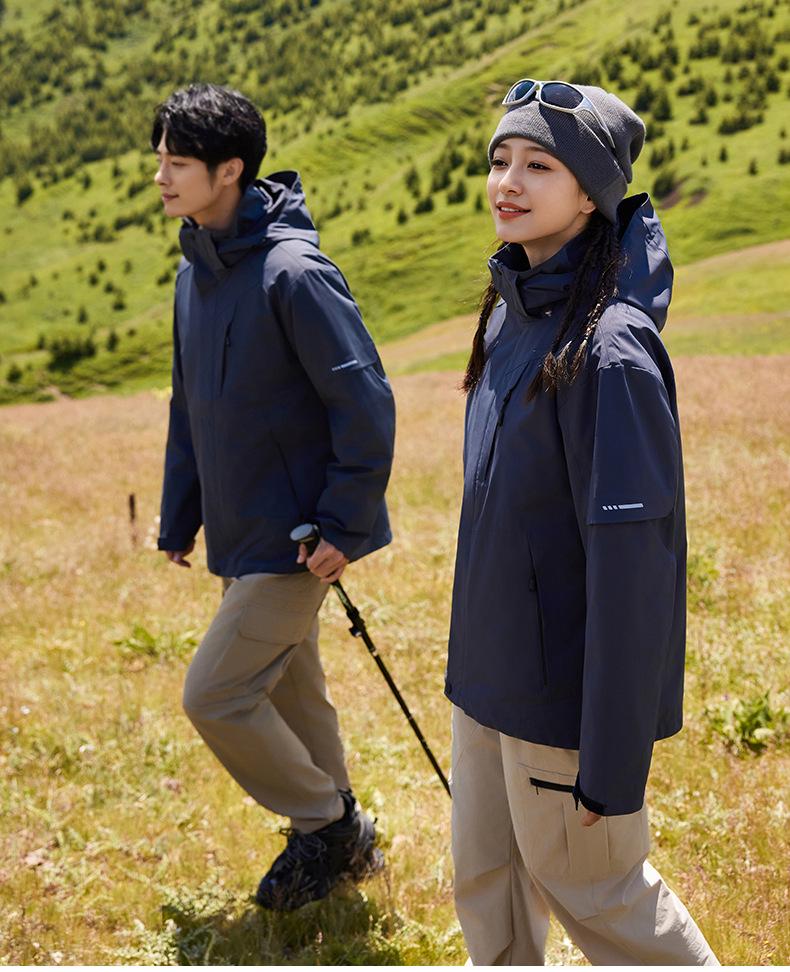 3-in-1 Abnehmbares Outdoor-Set für Paare: Reisen & Bergsteigen mit neuem Fleece-Innenfutter