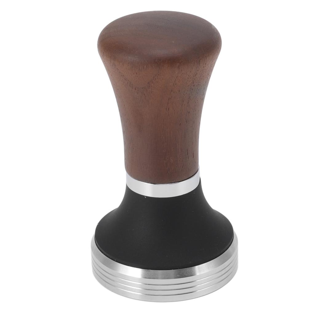 51mm Kaffeetamper Lebensmittelqualität Edelstahl Drucktamper mit Holzgriff für Kaffeewerkzeuge