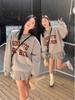 Early Autumn College Style Girls' Petite Hoodie Dress Two-Piece Set