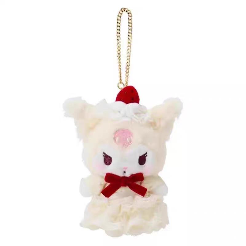 Hello Kitty Plush Keychain Cute Cat Toy For Gift And Decoration Kuromi