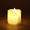 12Pcs Simulation Melting Tea Wax Candle Lamps Remote Control Christmas Party Decoration Electronic