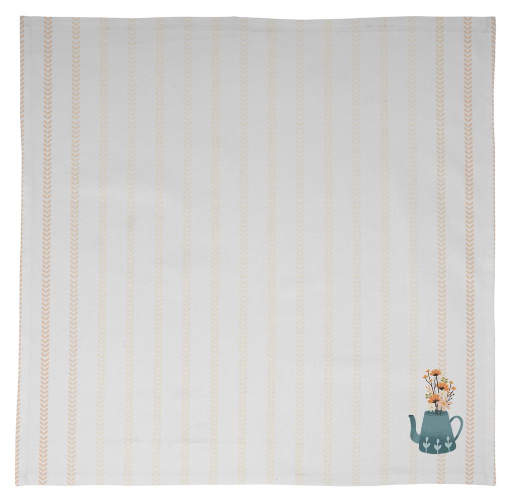 Vargottam Napkins  Florals  Print, Premium Quality Dinner  Napkins, 100   Cotton, Set of 4 Reusable  Napkins  Set, Size 20X20