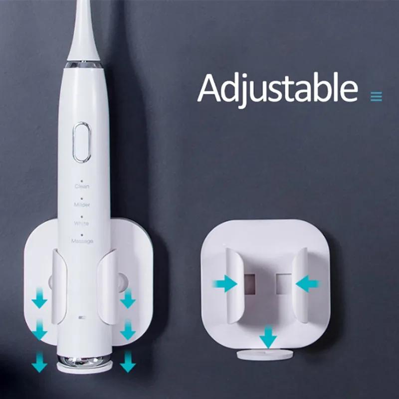 Telescopic Gravity-Sensing Electric Toothbrush Holder Wall Hanging Couple Toothbrush Drain Storage Bathroom Accessories