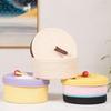 Large Capacity Cotton Rope Storage Box Handwoven Round Basket For Bedroom Living Room Decoration Multipurpose Organizer