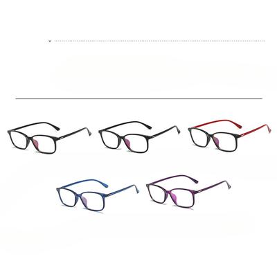 Neue Box Keine Stärke Blaulichtfilter Flache Brille Weiches Memory TR90 Ultraleicht Computerbrille